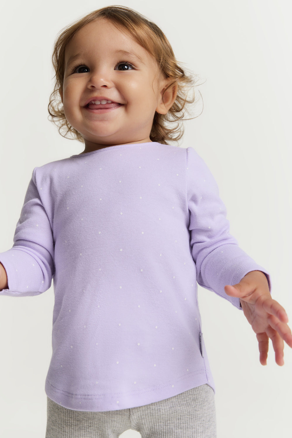 Cotton Pin Dot T-Shirt