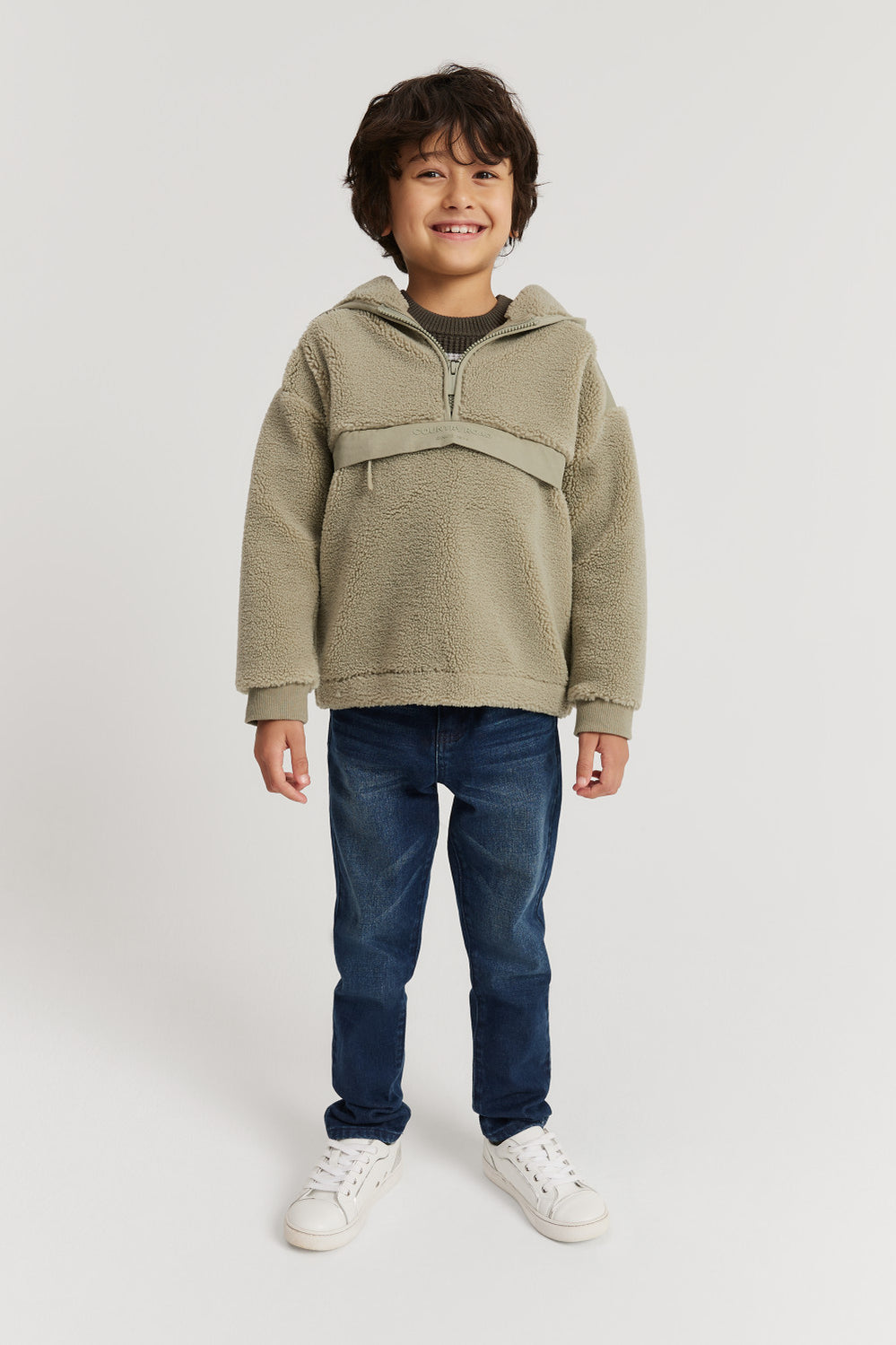 Sherpa Half Zip Sweat