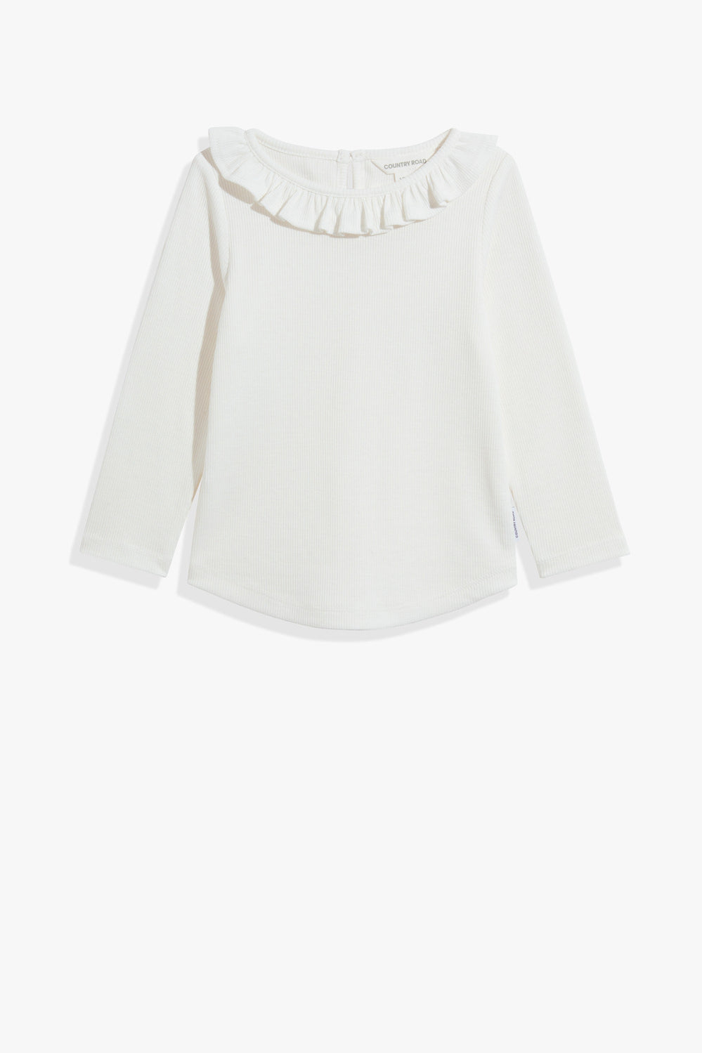 Polyester Blend Soft Frill T-Shirt