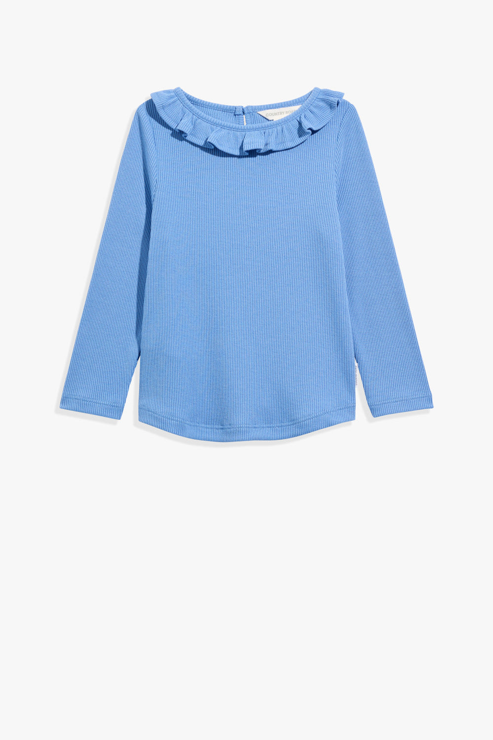 Polyester Blend Soft Frill T-Shirt