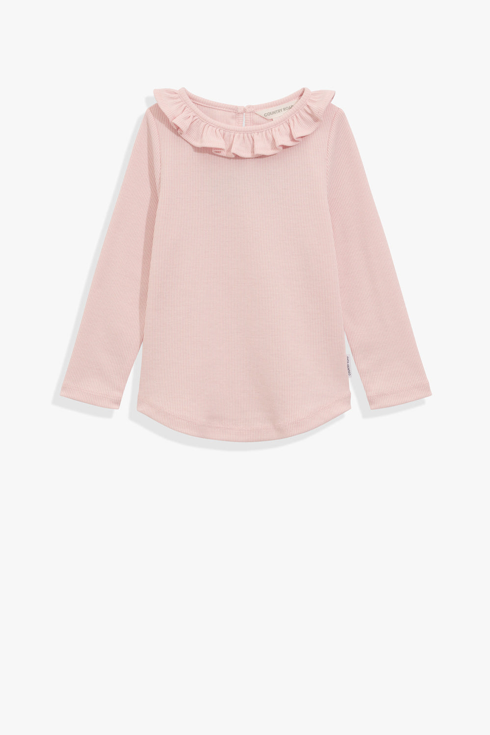 Polyester Blend Soft Frill T-Shirt