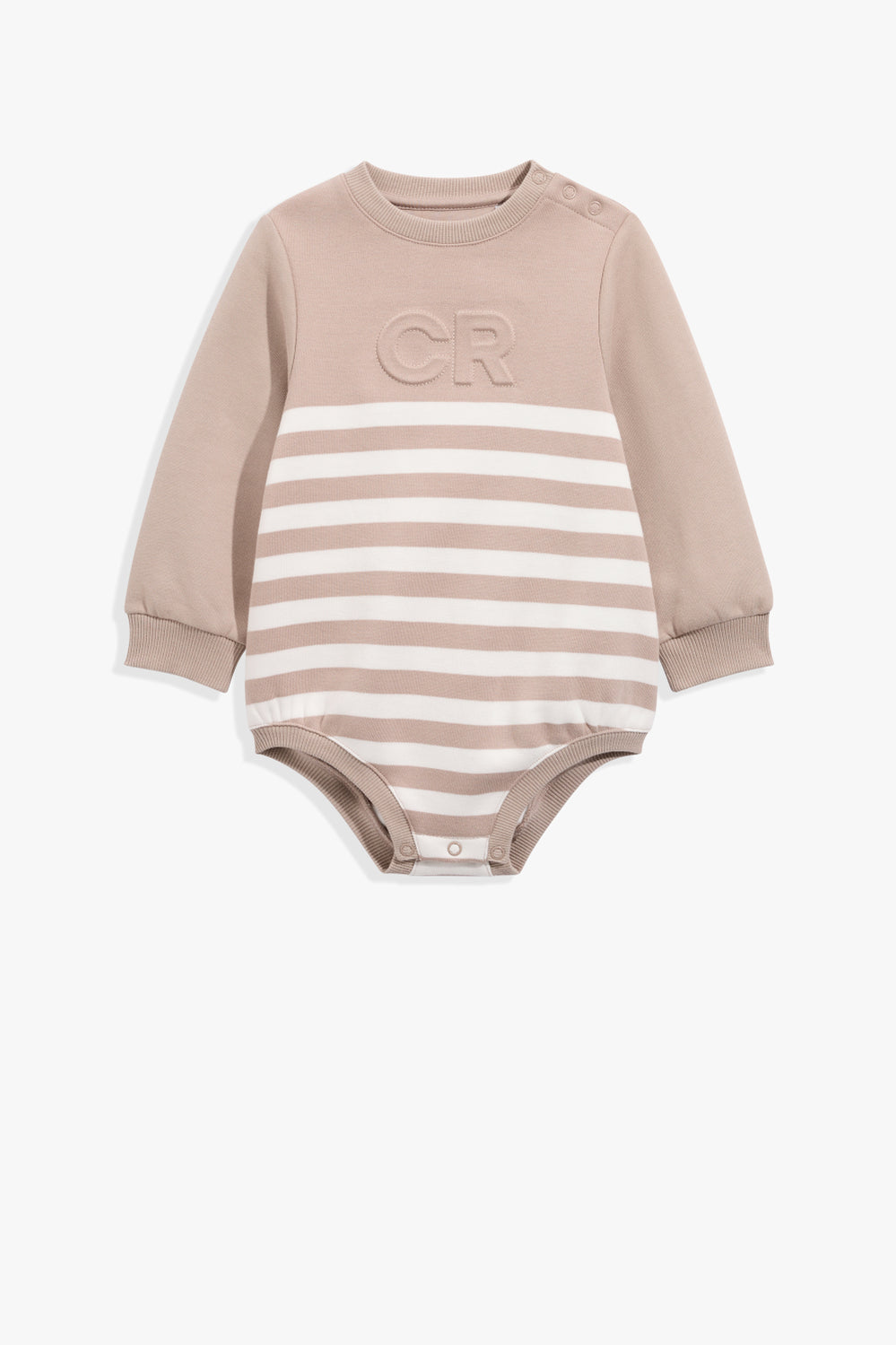 Oversized Logo Long Sleeve Bodysuit