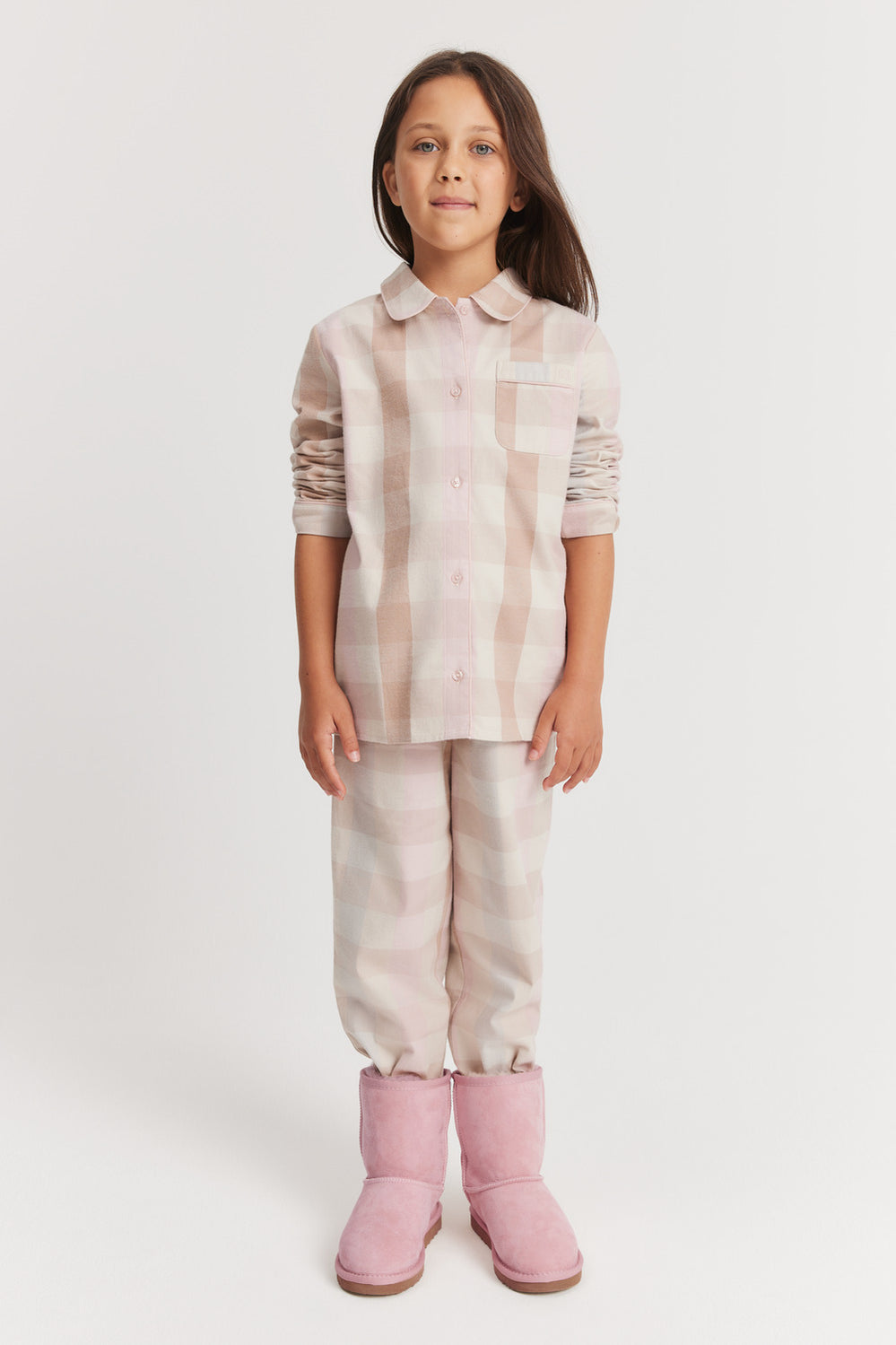 Cotton Check Flannel Pyjama Set