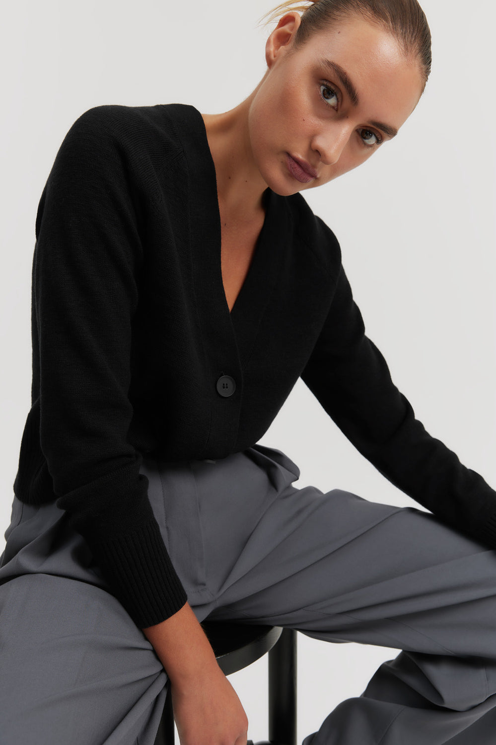 Button Front Cardigan