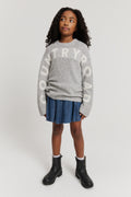 Logo Intarsia Knit