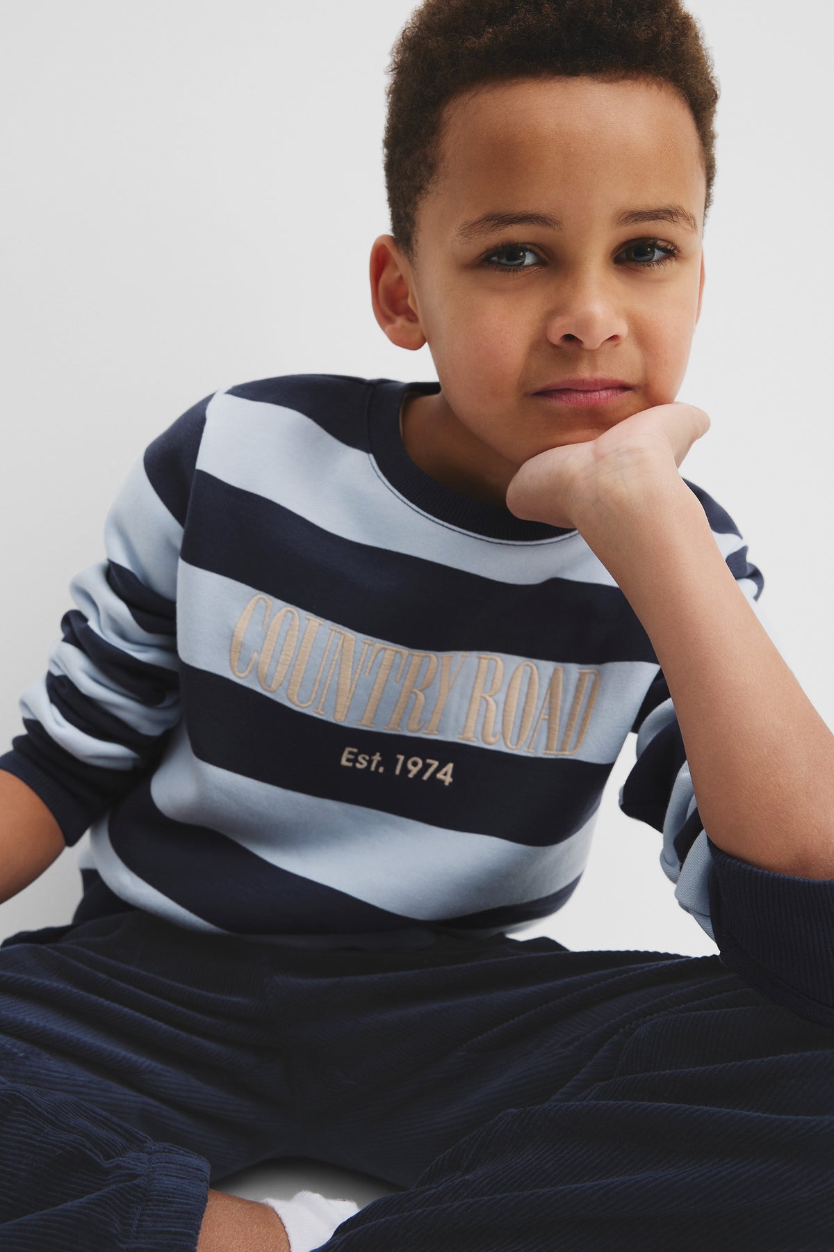 Cotton Heritage Stripe Sweat