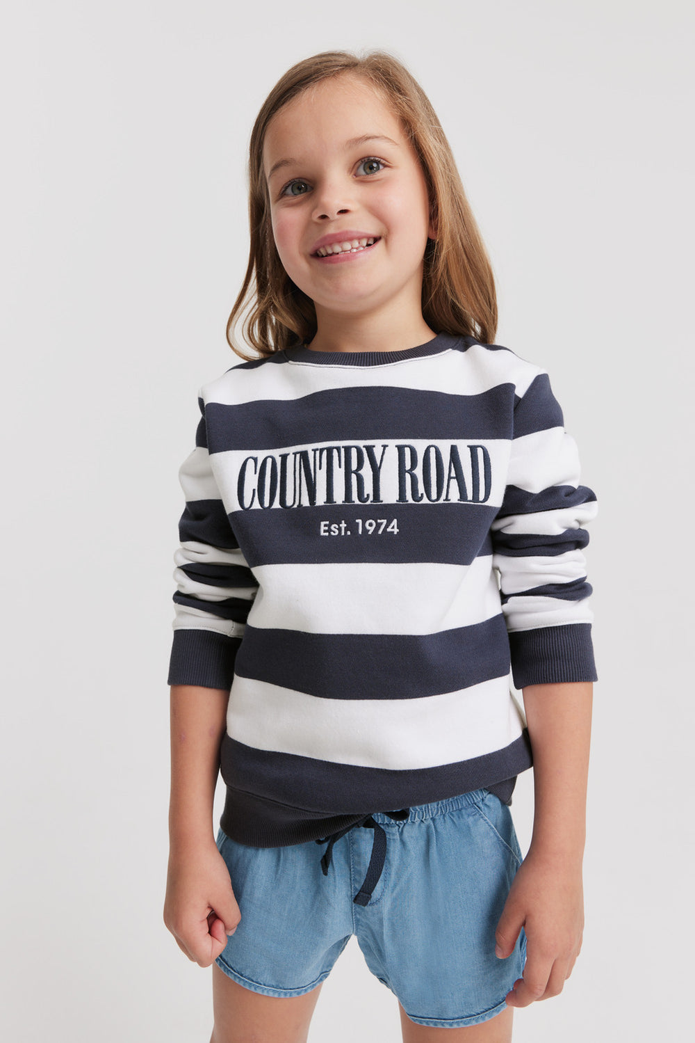 Cotton Heritage Stripe Sweat