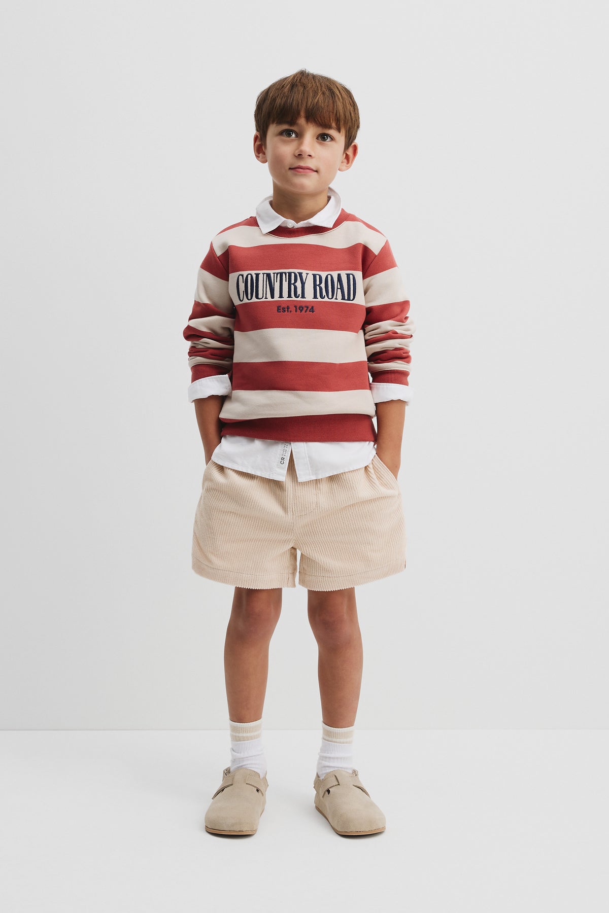 Cotton Heritage Stripe Sweat