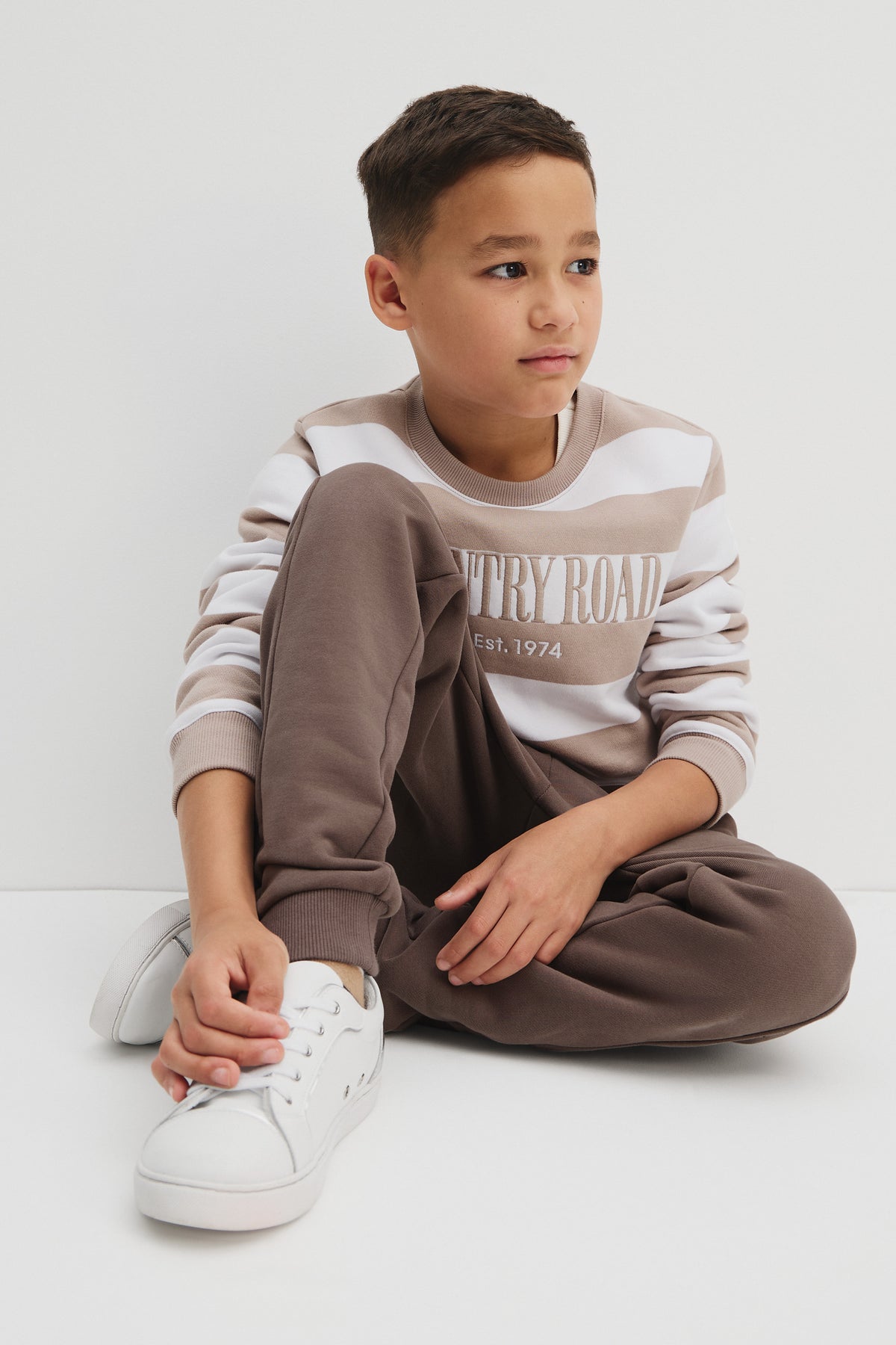 Cotton Heritage Stripe Sweat