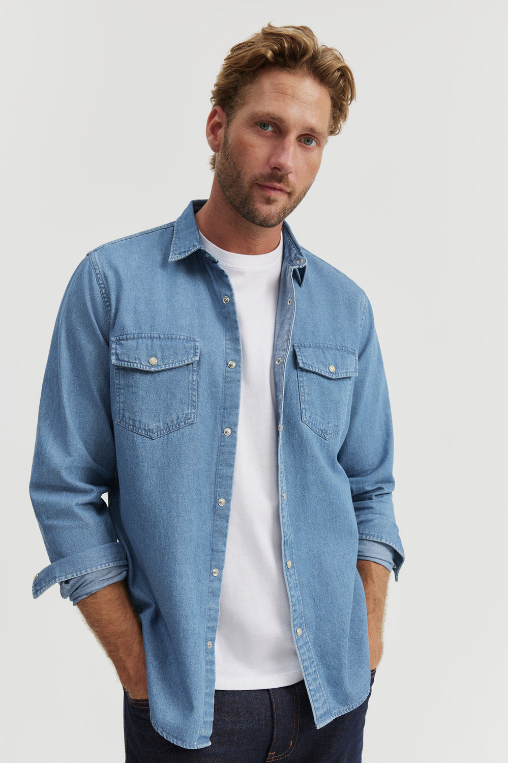 Regular Fit Denim Shirt