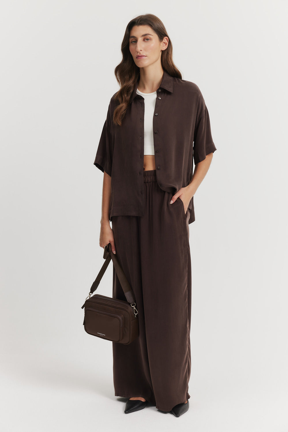 Pull-On Cupro Pant