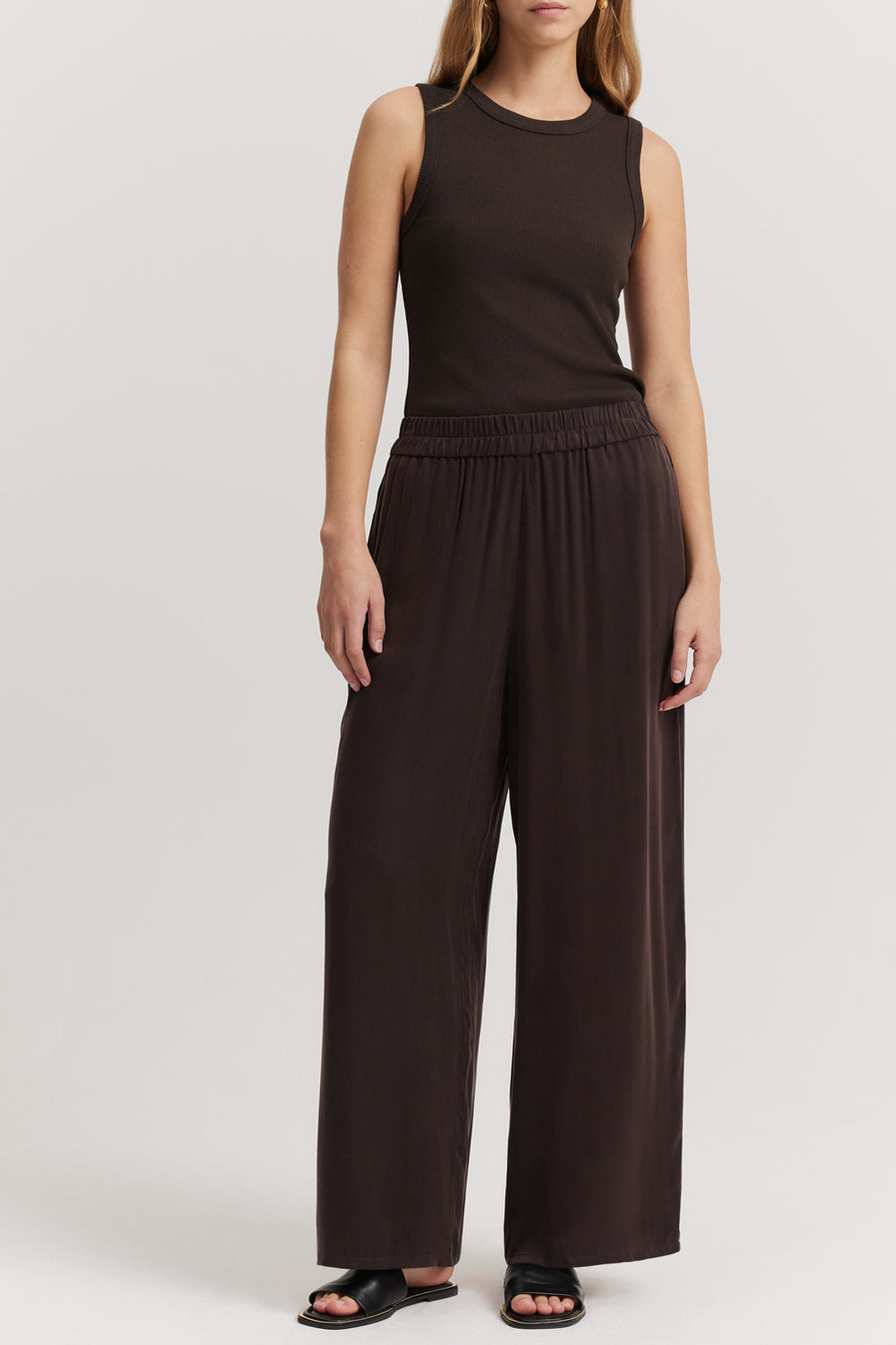 Pull-On Cupro Pant