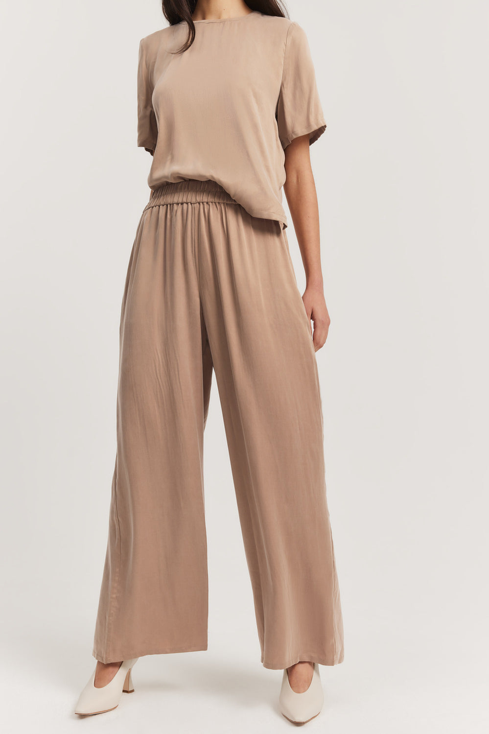 Pull-On Cupro Pant
