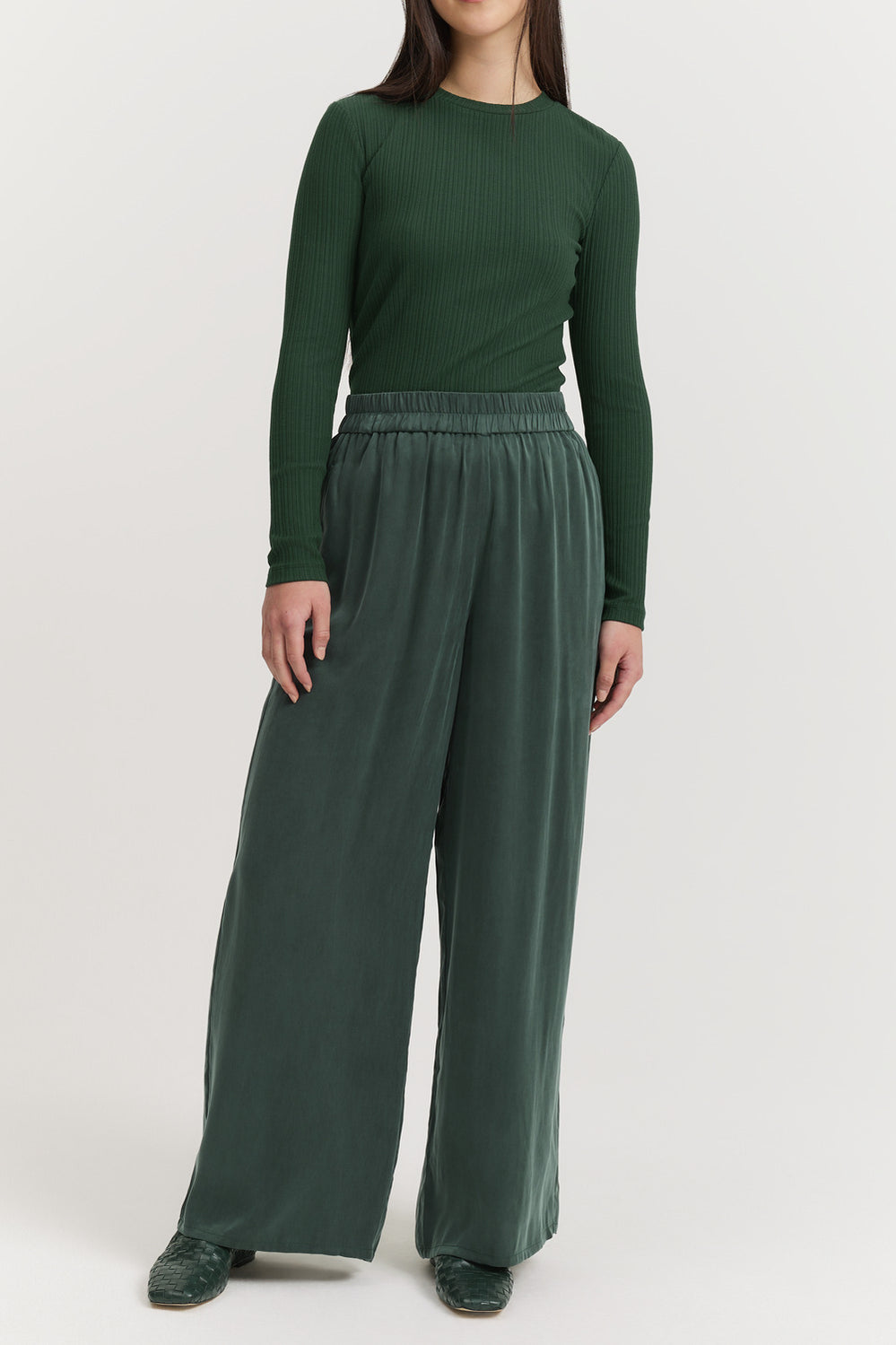 Pull-On Cupro Pant