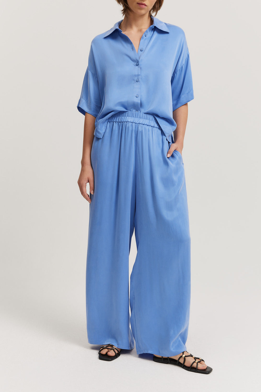 Pull-On Cupro Pant