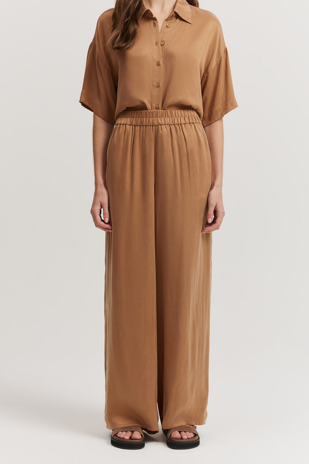 Pull-On Cupro Pant