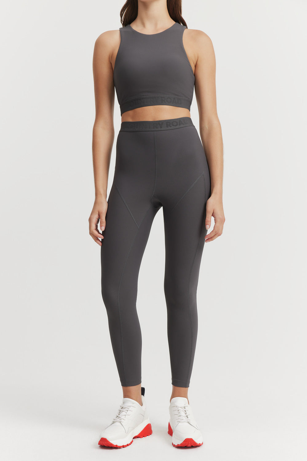 Panelled Logo Legging