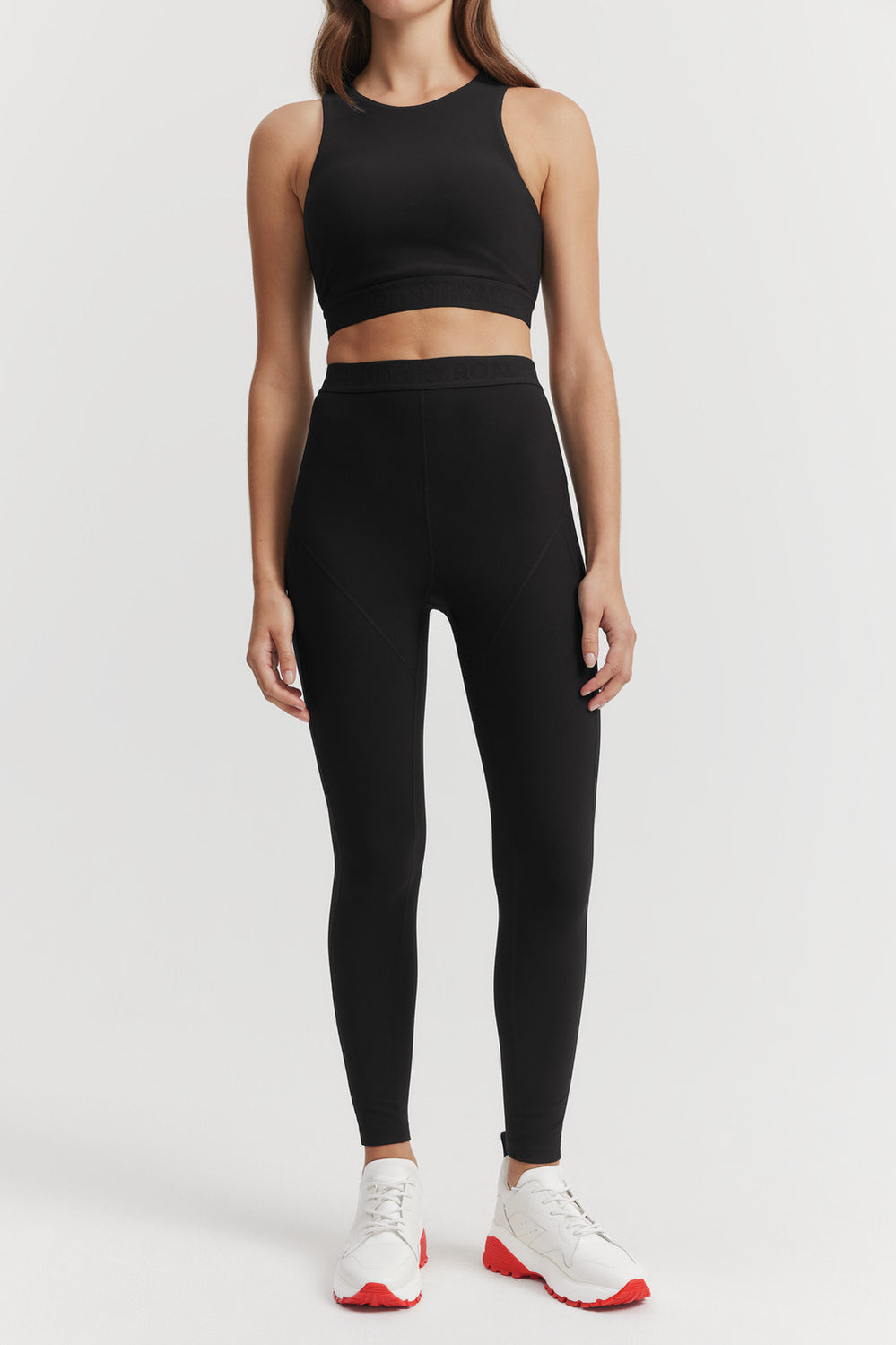 Panelled Logo Legging