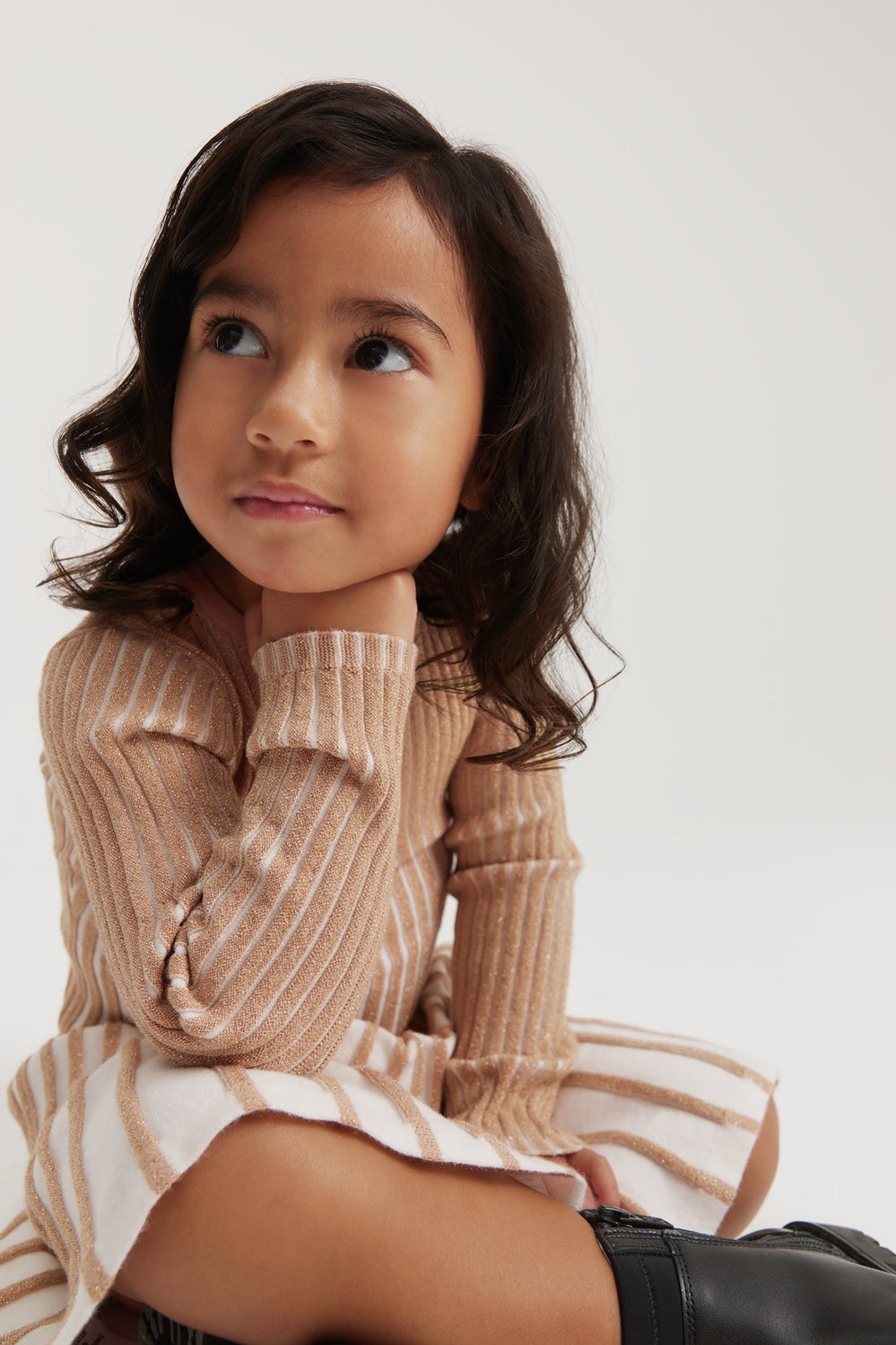 Knit Metallic Dress