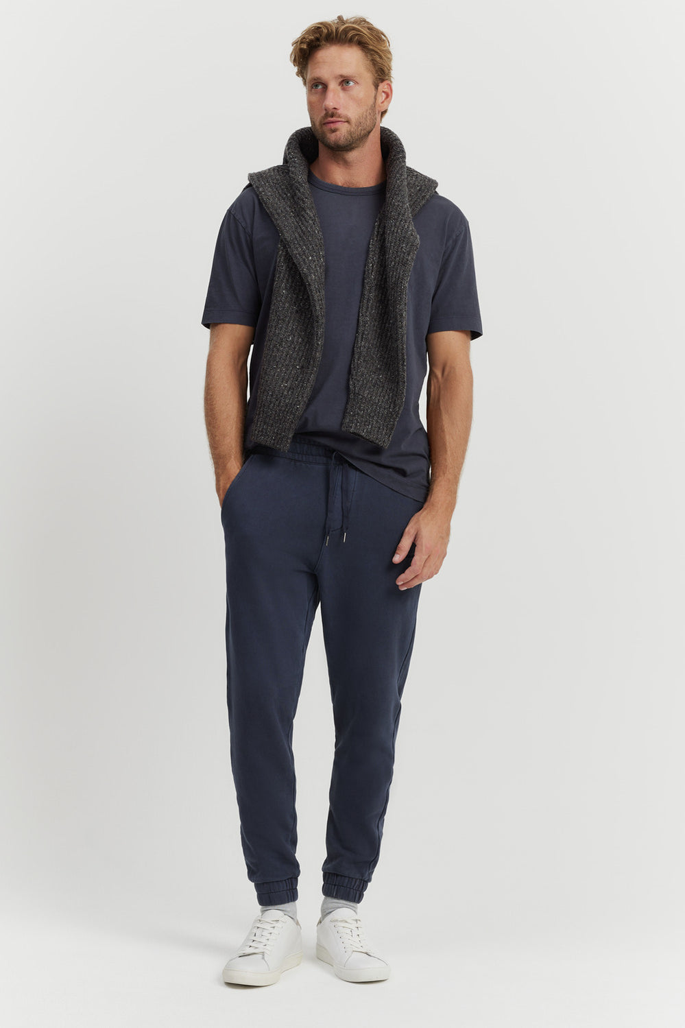 Relaxed Fit Vintage Wash Sweat Pant