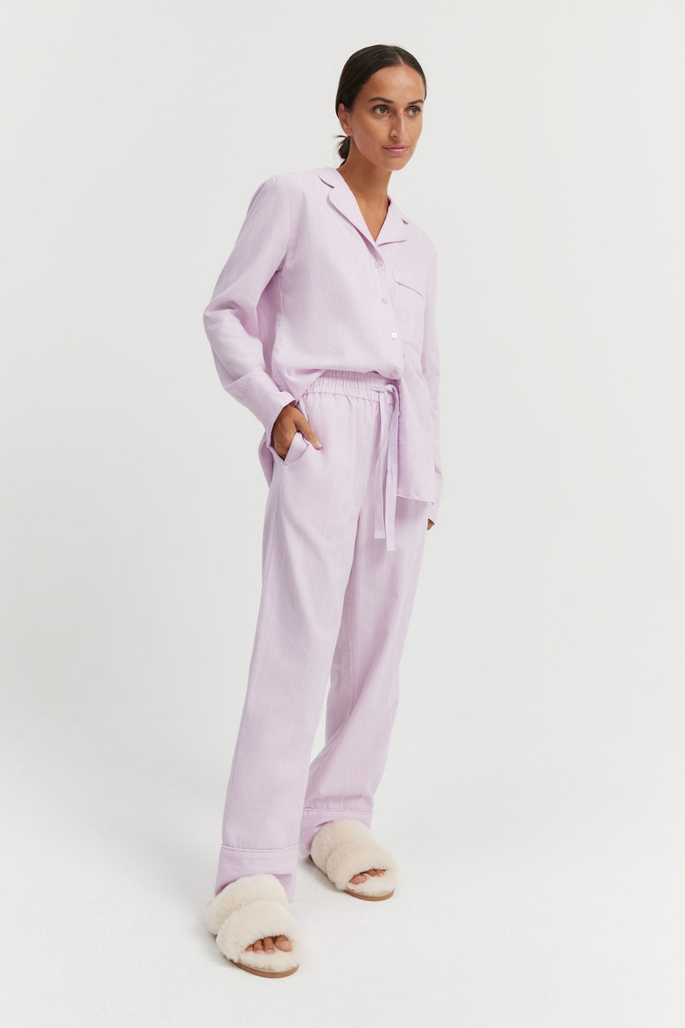 Stripe Flannel Pyjama Set