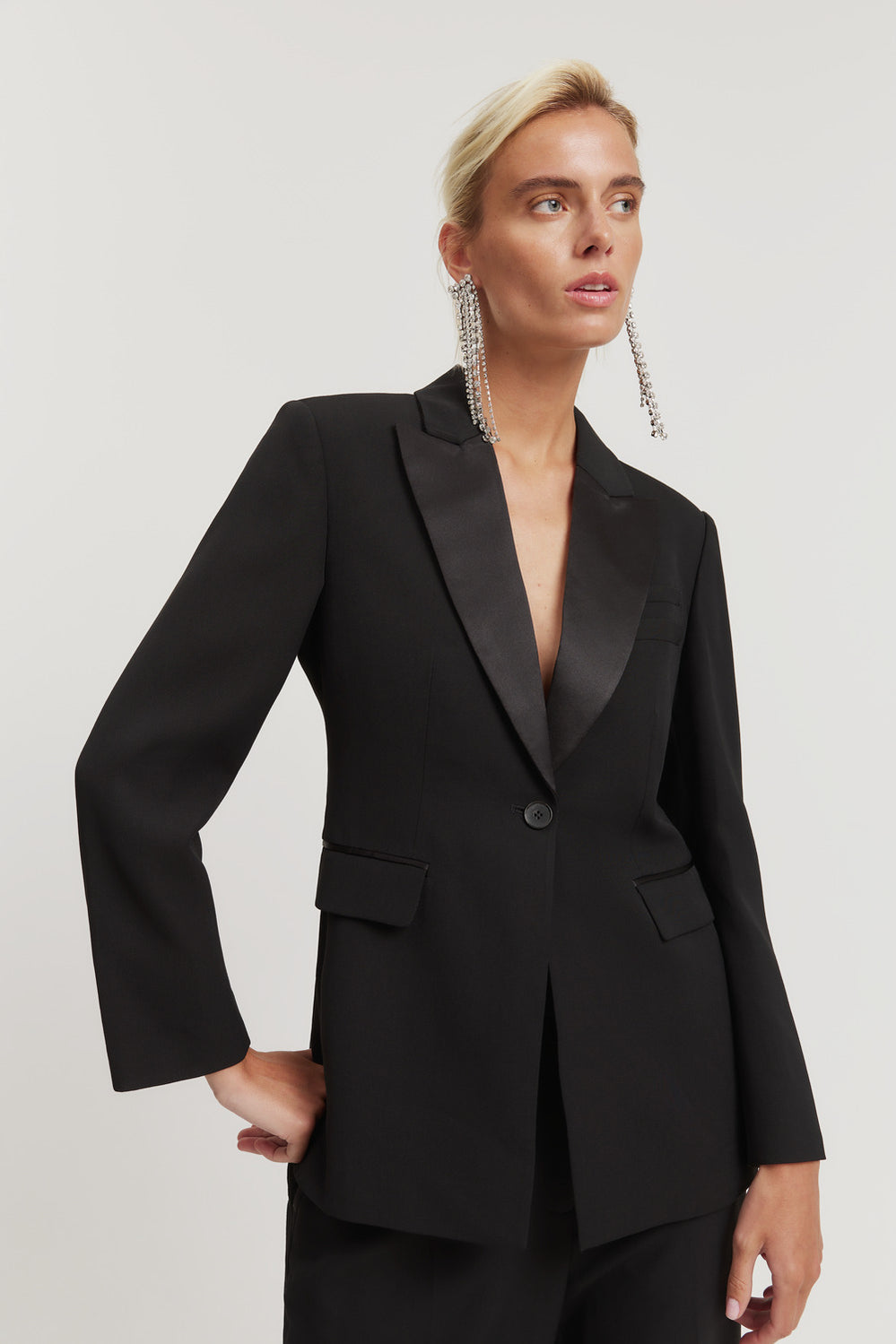 Tailored Tuxedo Blazer