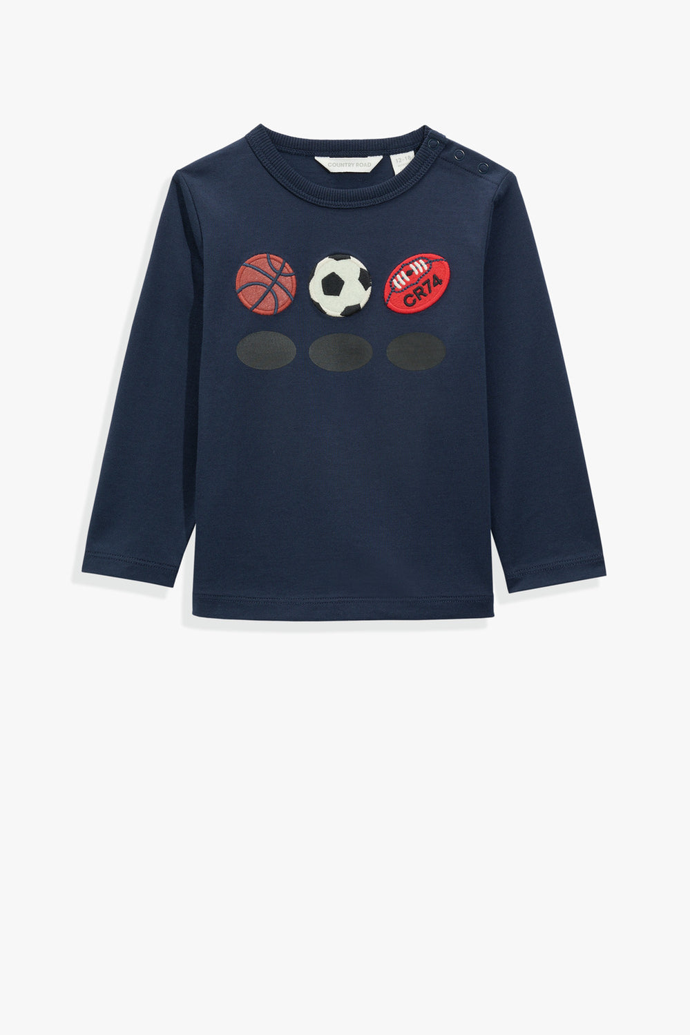 Cotton Sports Ball T-Shirt