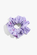 Violet Flower Scrunchie