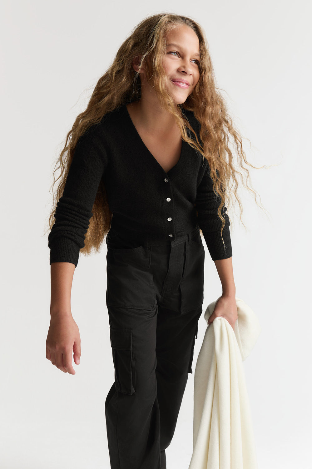 Teen Soft Crop Cardigan