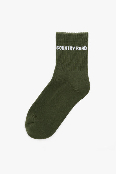 Australian Cotton Blend Cr Sport Quarter Crew Sock