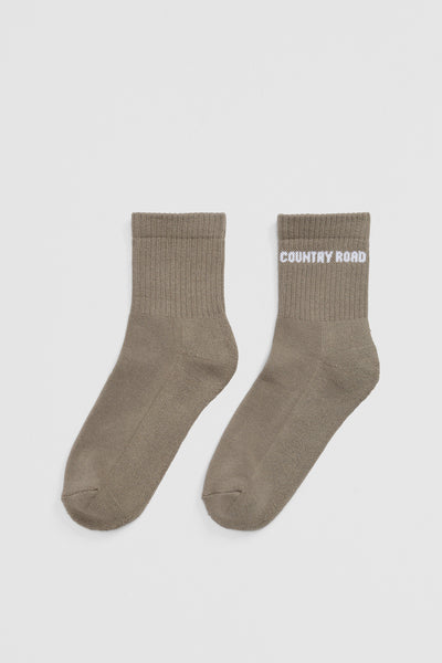 Australian Cotton Blend Cr Sport Quarter Crew Sock