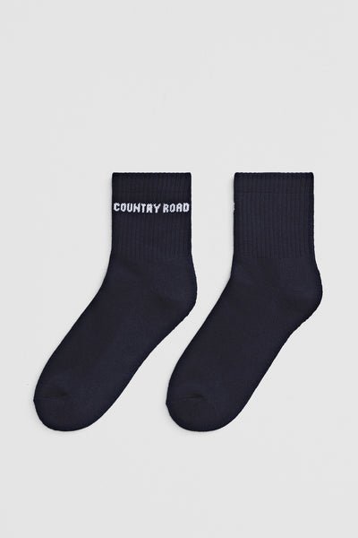 Australian Cotton Blend Cr Sport Quarter Crew Sock