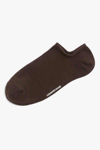 Australian Cotton Blend Sneaker Sock