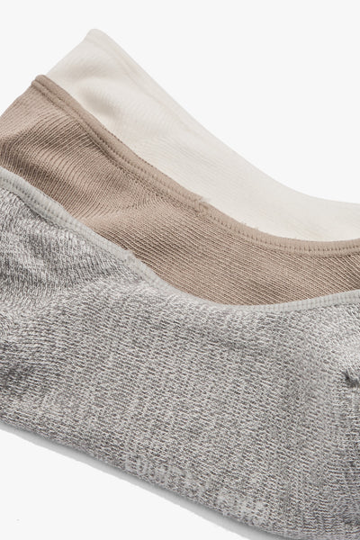 Australian Cotton Blend No-Show Sock Pack Of 3