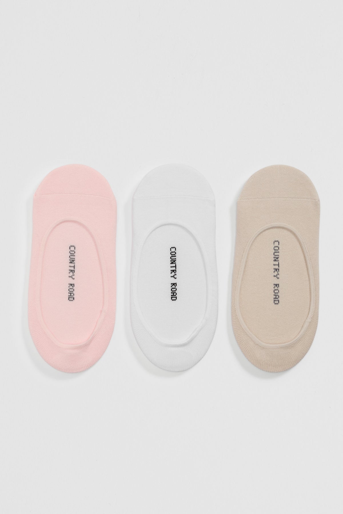 Australian Cotton Blend No-Show Sock Pack Of 3