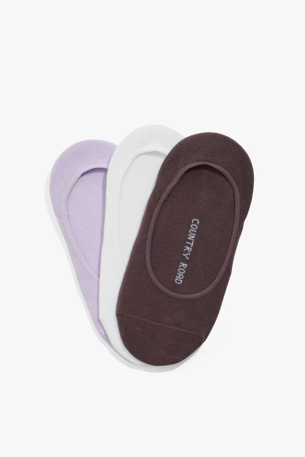 Australian Cotton Blend No-Show Sock Pack Of 3