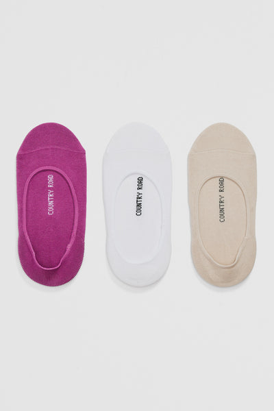 Australian Cotton Blend Cushion Sock Pack Of 3