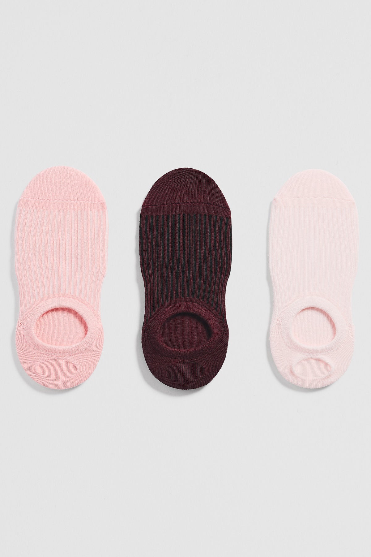 Australian Cotton Rib No-Show Sock Pack Of 3