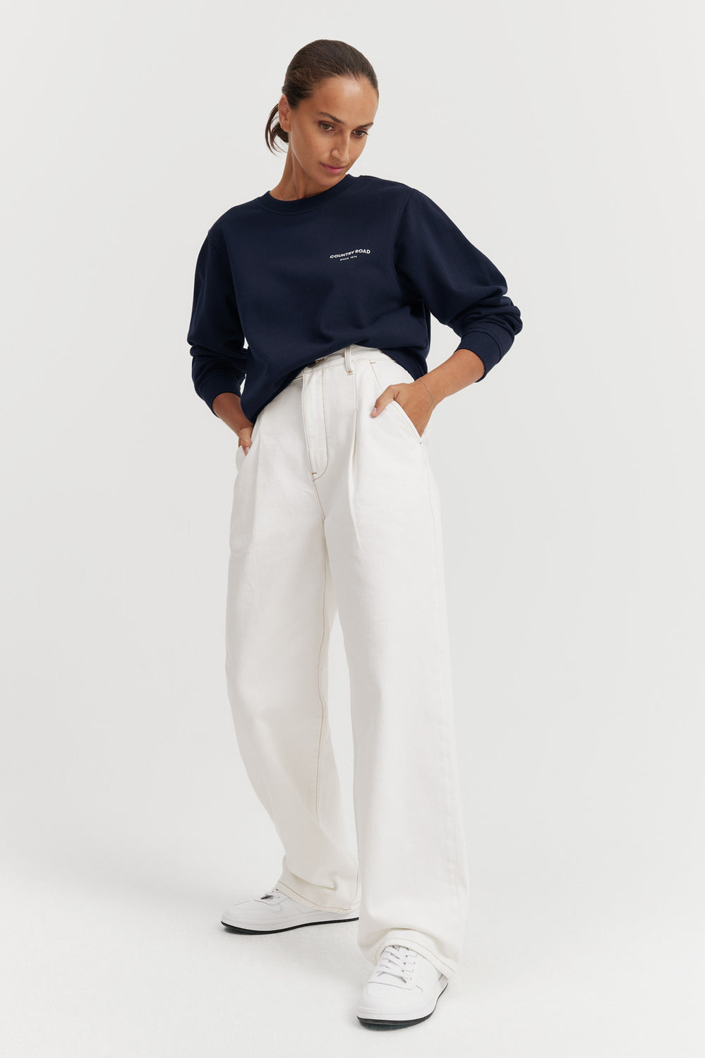 Cotton Relaxed Fit Sweat