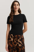 Cotton Crop Fitted T-Shirt