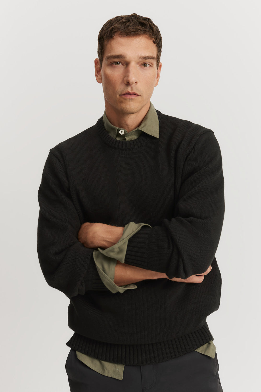 Cotton Crew Knit