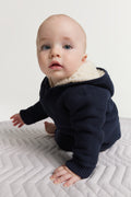 Cotton Zip Knit Romper
