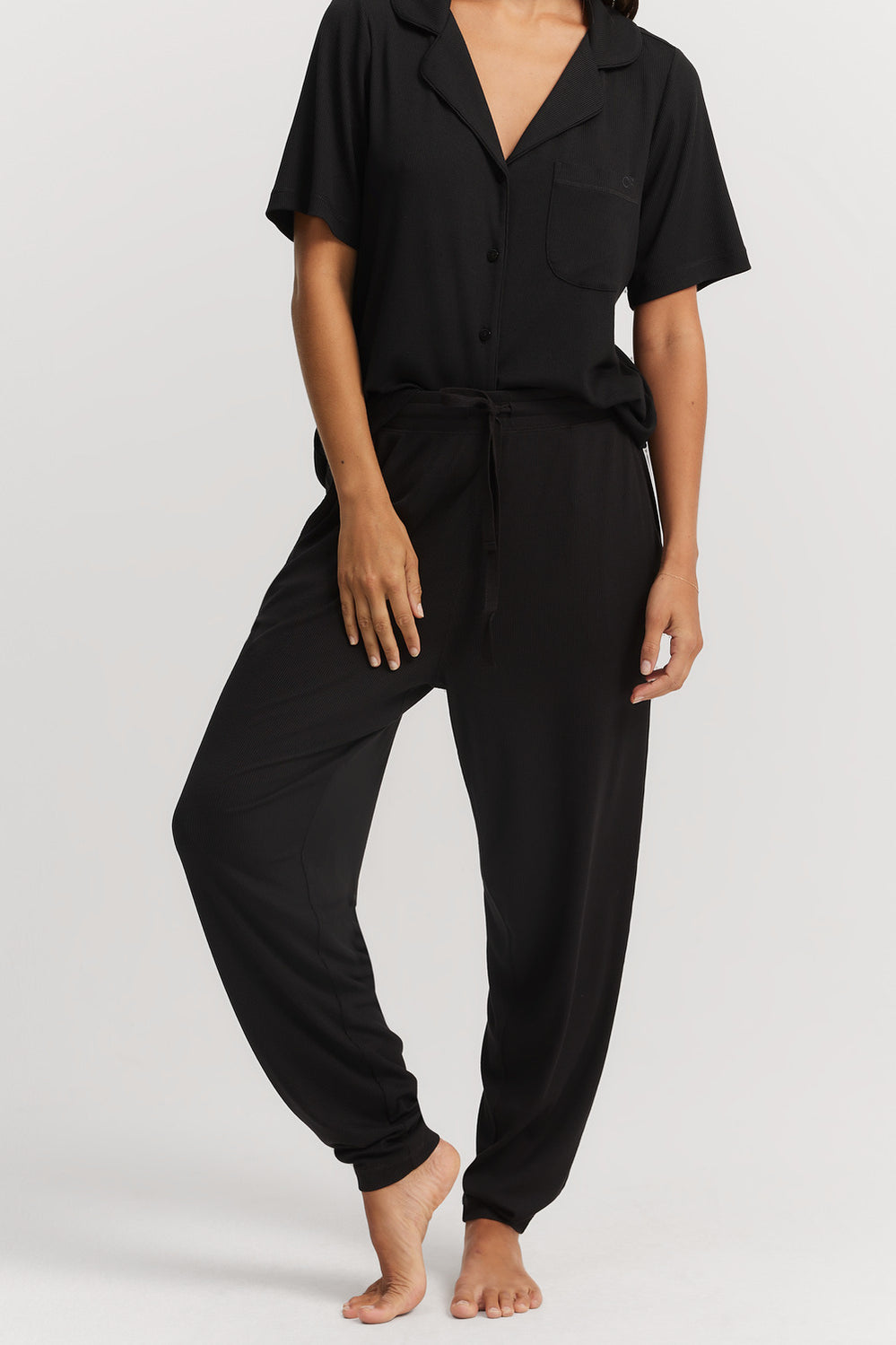 Luxe Rib Pyjama Jogger