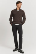 Lambswool Half Zip Knit