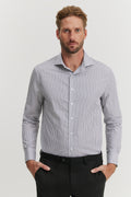 Tailored Fit Super Fine Cotton Multi Stripe Shirt