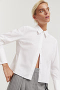 Yoke Detail Poplin Shirt