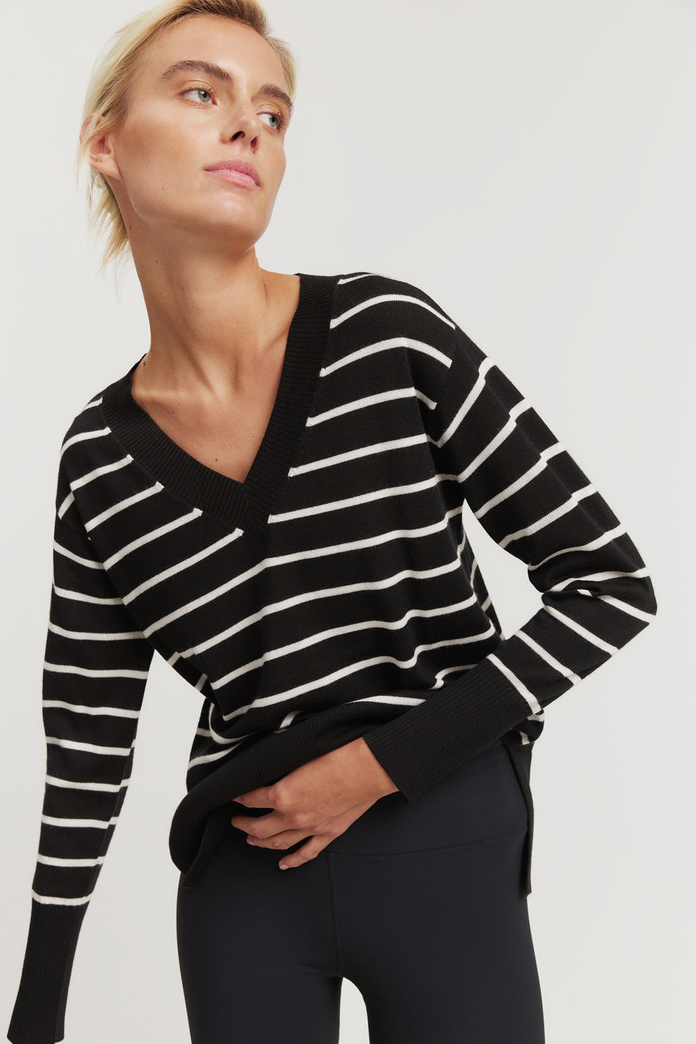 Merino Wool V-Neck Knit