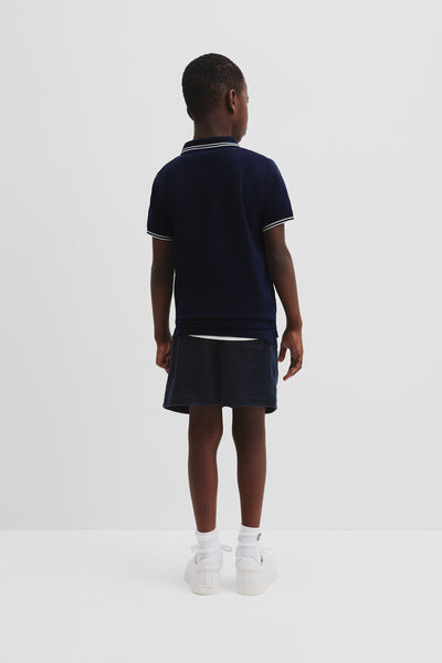 Organically Grown Cotton Logo Polo Shirt