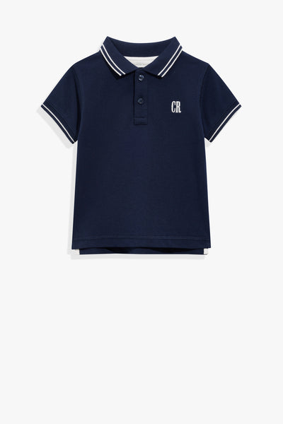 Organically Grown Cotton Logo Polo Shirt