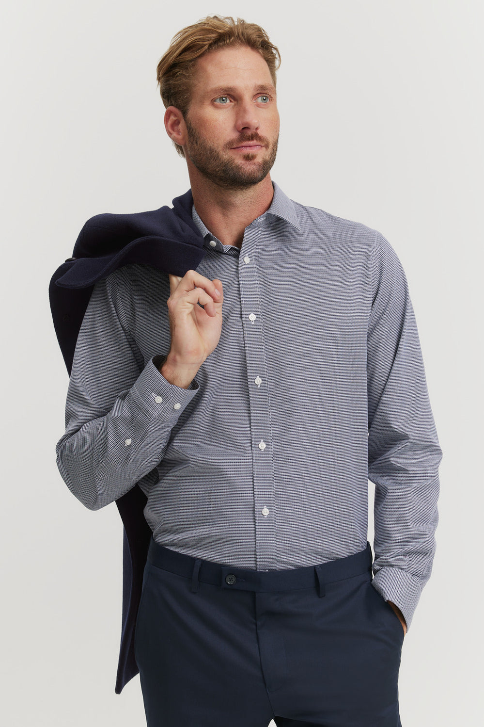 Regular Fit Dobby Travel Shirt